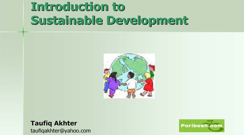 (English) Introduction to Sustainable Development