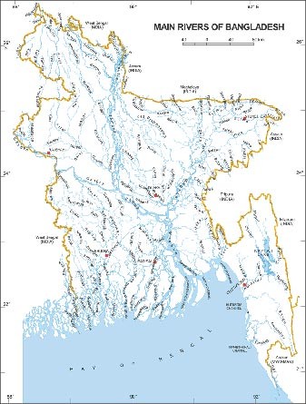 Main Rivers of Bangladesh